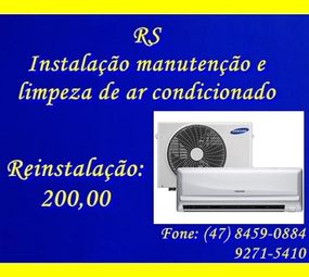 RS Instalação, Manutenção e Limpeza de Ar Condicionado