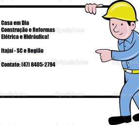 Casa em Dia - Construção e Reforma, Eletricista e Hidráulica