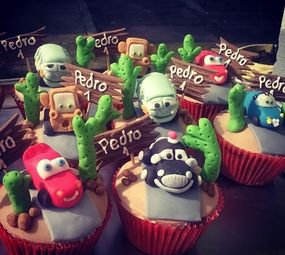 cupcakes carros